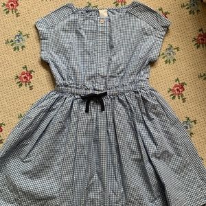 Little Girls J.Crew Blue Gingham dress